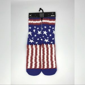 NWT Odd Sox Official American Flag Socks